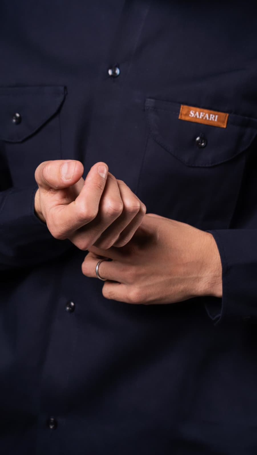 Camisa de trabajo - Gabardina 6 onzas 100% algodón — vista 6