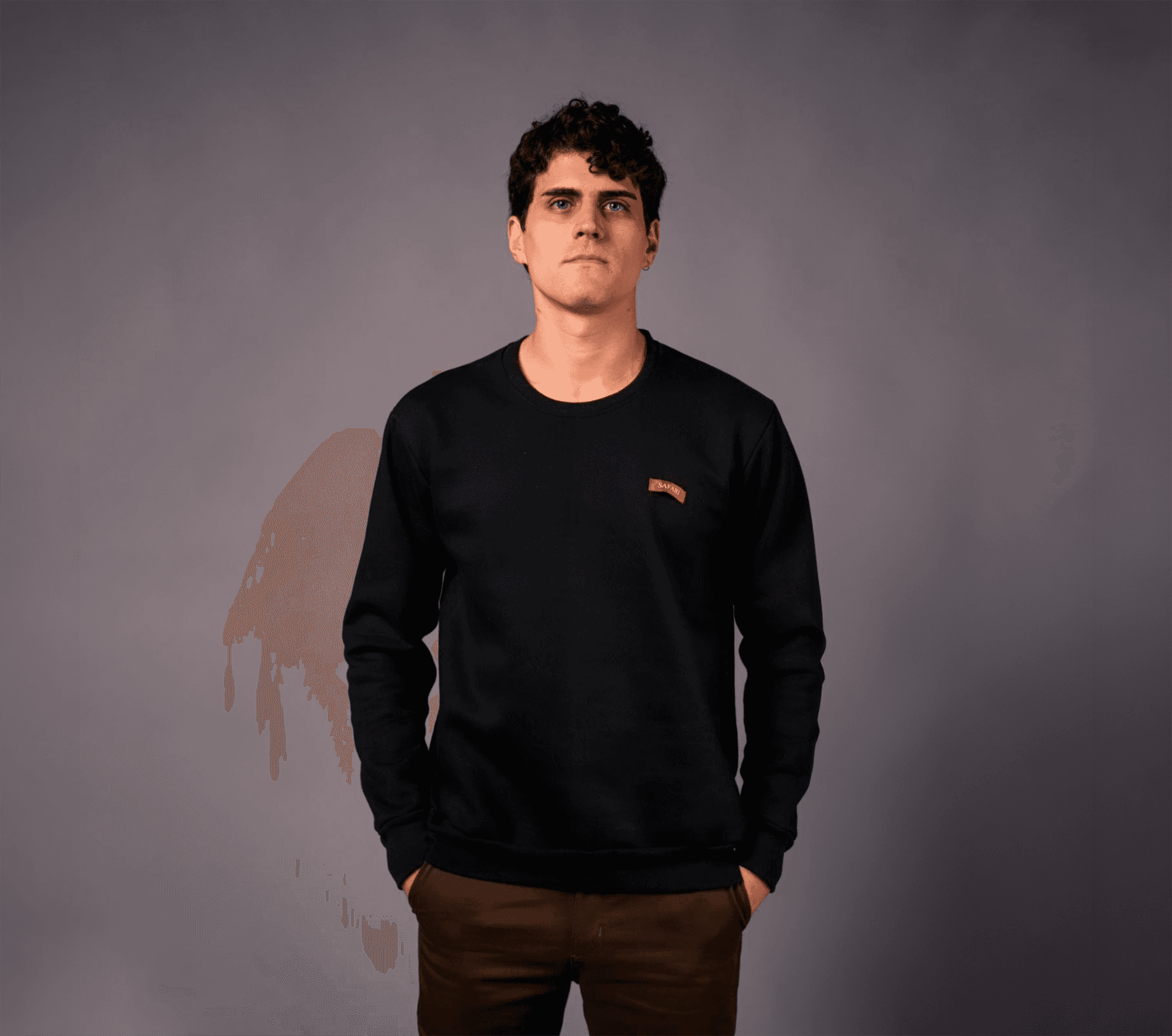 Buzo cuello redondo - Frisa Peinada PREMIUM 100% algodón — vista 1